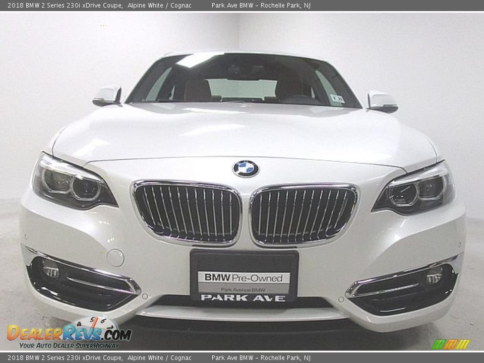 2018 BMW 2 Series 230i xDrive Coupe Alpine White / Cognac Photo #8