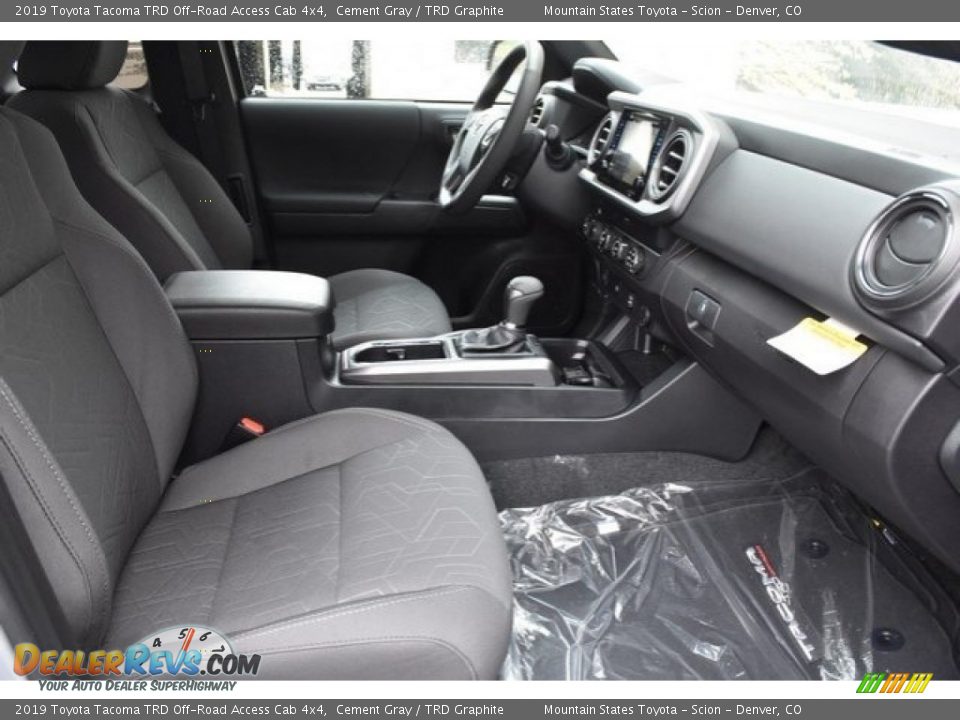 2019 Toyota Tacoma TRD Off-Road Access Cab 4x4 Cement Gray / TRD Graphite Photo #12