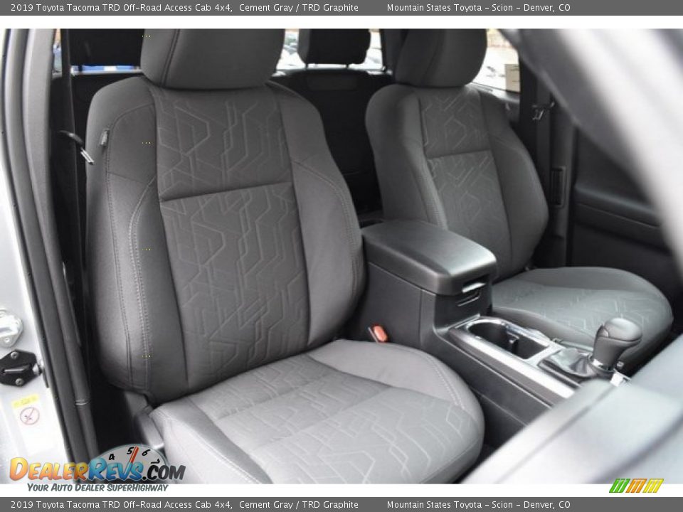 2019 Toyota Tacoma TRD Off-Road Access Cab 4x4 Cement Gray / TRD Graphite Photo #13