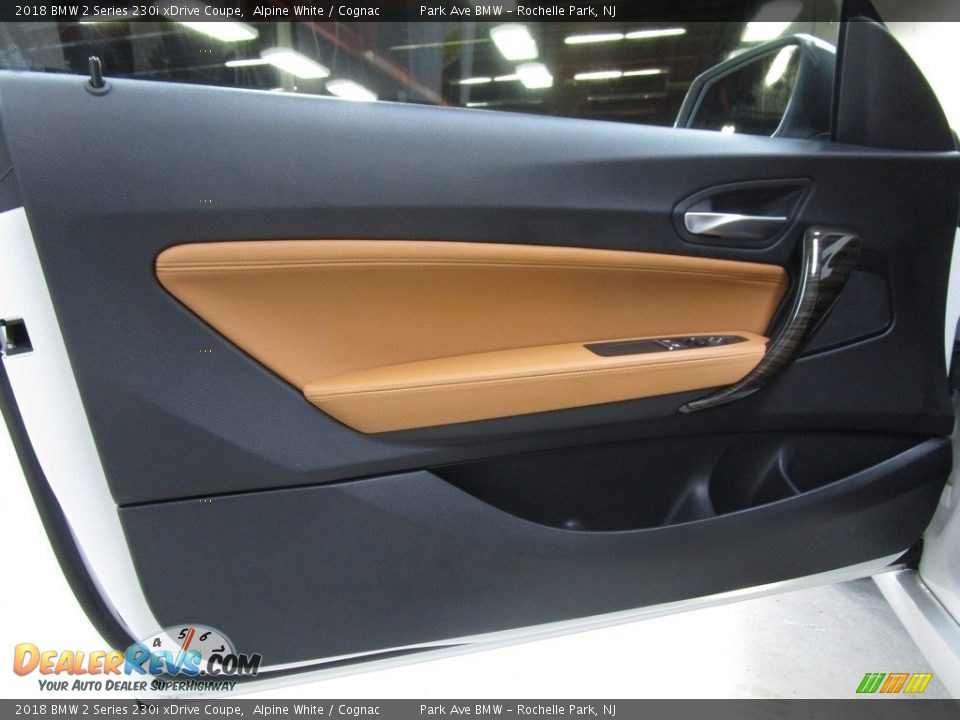 2018 BMW 2 Series 230i xDrive Coupe Alpine White / Cognac Photo #9