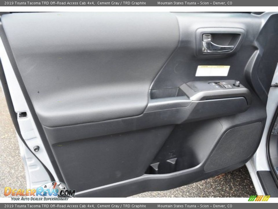 2019 Toyota Tacoma TRD Off-Road Access Cab 4x4 Cement Gray / TRD Graphite Photo #20