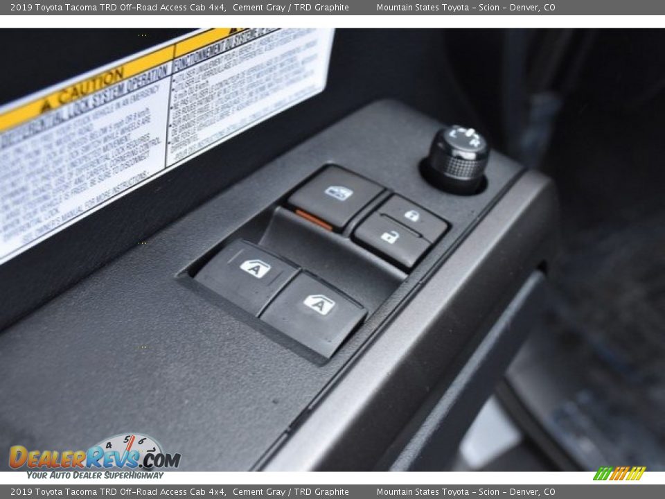 2019 Toyota Tacoma TRD Off-Road Access Cab 4x4 Cement Gray / TRD Graphite Photo #24
