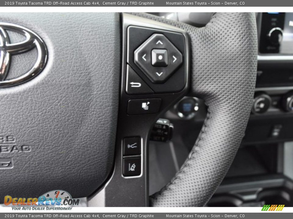 2019 Toyota Tacoma TRD Off-Road Access Cab 4x4 Cement Gray / TRD Graphite Photo #27