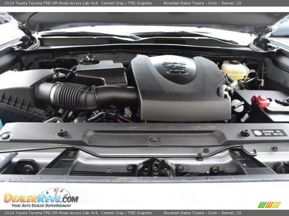 2019 Toyota Tacoma TRD Off-Road Access Cab 4x4 Cement Gray / TRD Graphite Photo #31