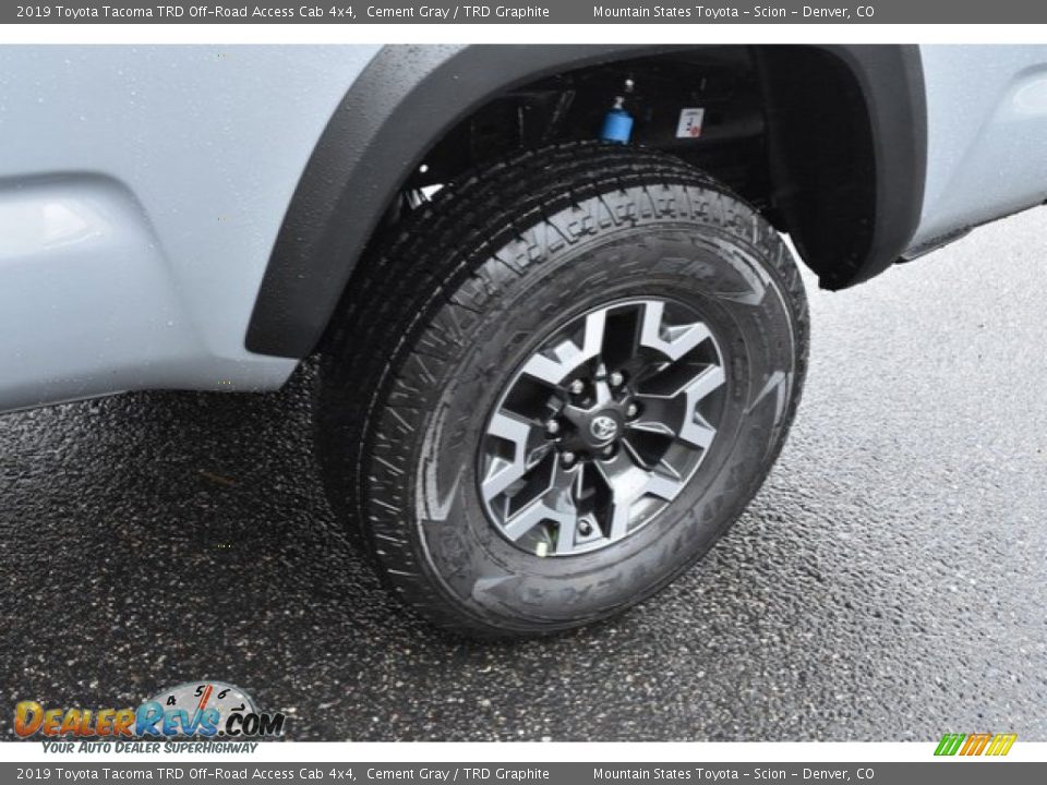 2019 Toyota Tacoma TRD Off-Road Access Cab 4x4 Cement Gray / TRD Graphite Photo #33