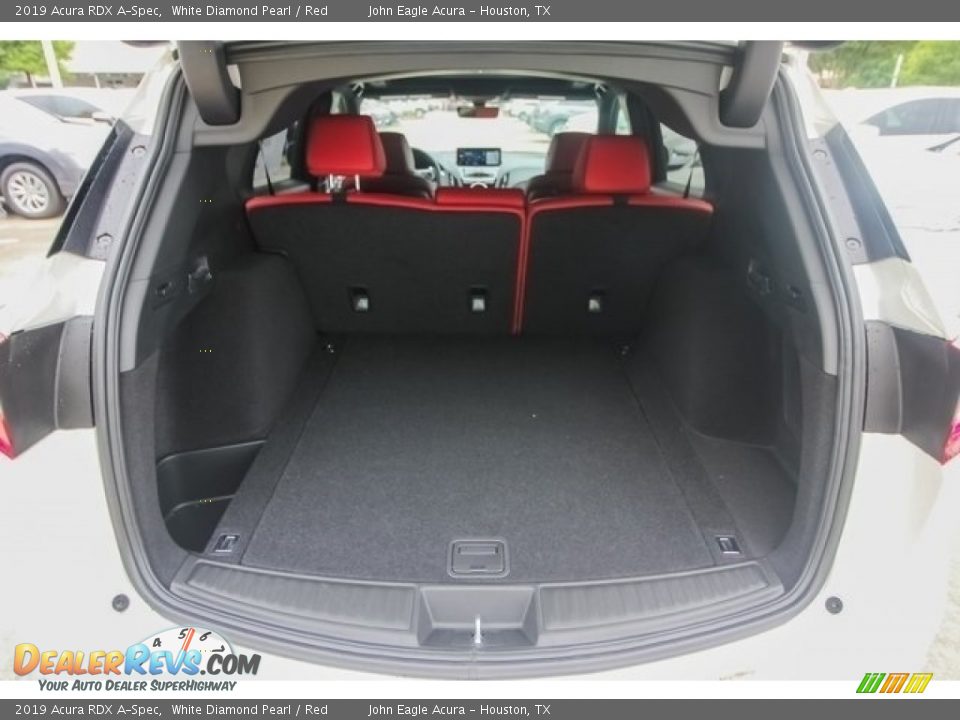 2019 Acura RDX A-Spec White Diamond Pearl / Red Photo #21