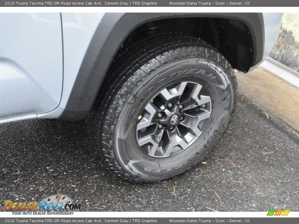 2019 Toyota Tacoma TRD Off-Road Access Cab 4x4 Cement Gray / TRD Graphite Photo #35