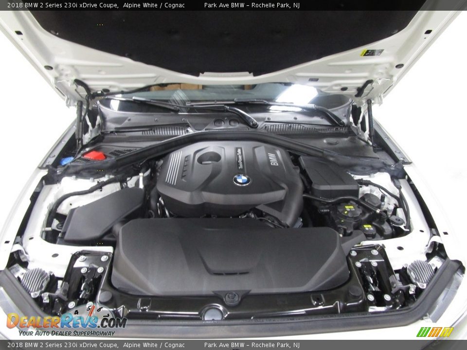 2018 BMW 2 Series 230i xDrive Coupe Alpine White / Cognac Photo #29