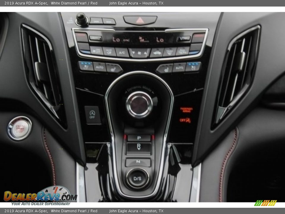 2019 Acura RDX A-Spec White Diamond Pearl / Red Photo #32