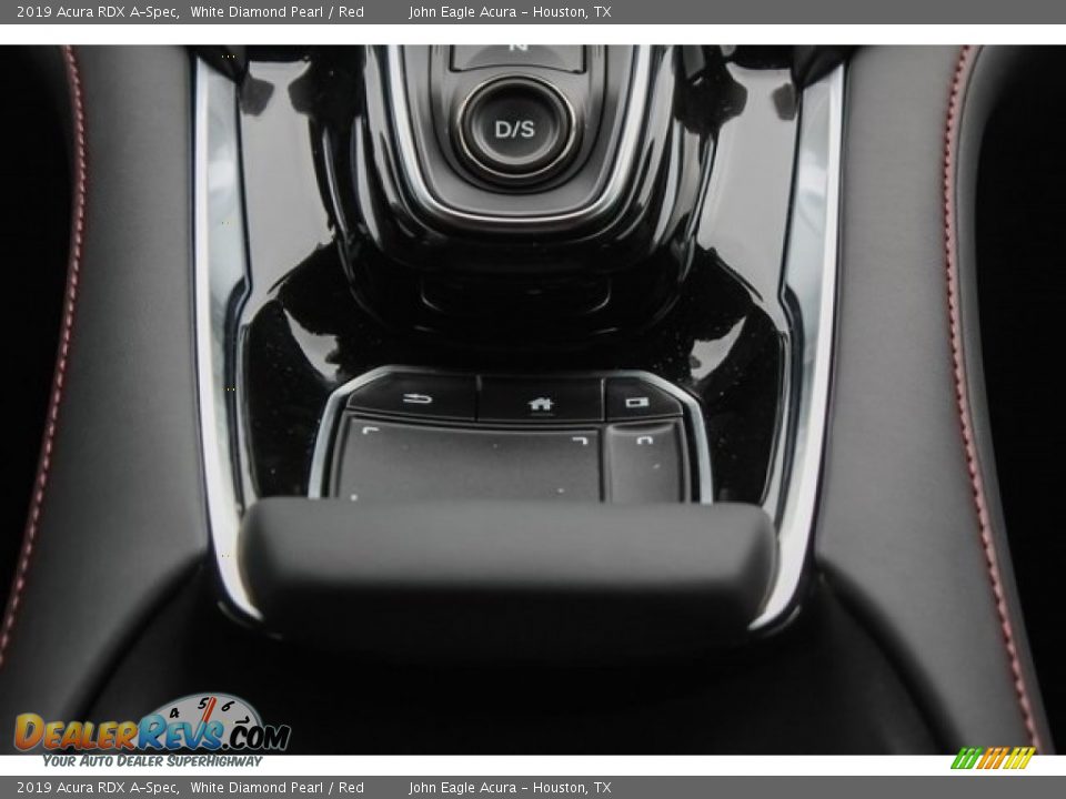 2019 Acura RDX A-Spec White Diamond Pearl / Red Photo #34