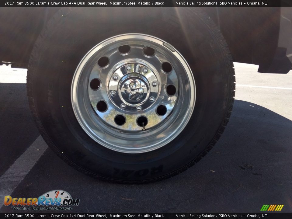 2017 Ram 3500 Laramie Crew Cab 4x4 Dual Rear Wheel Maximum Steel Metallic / Black Photo #13