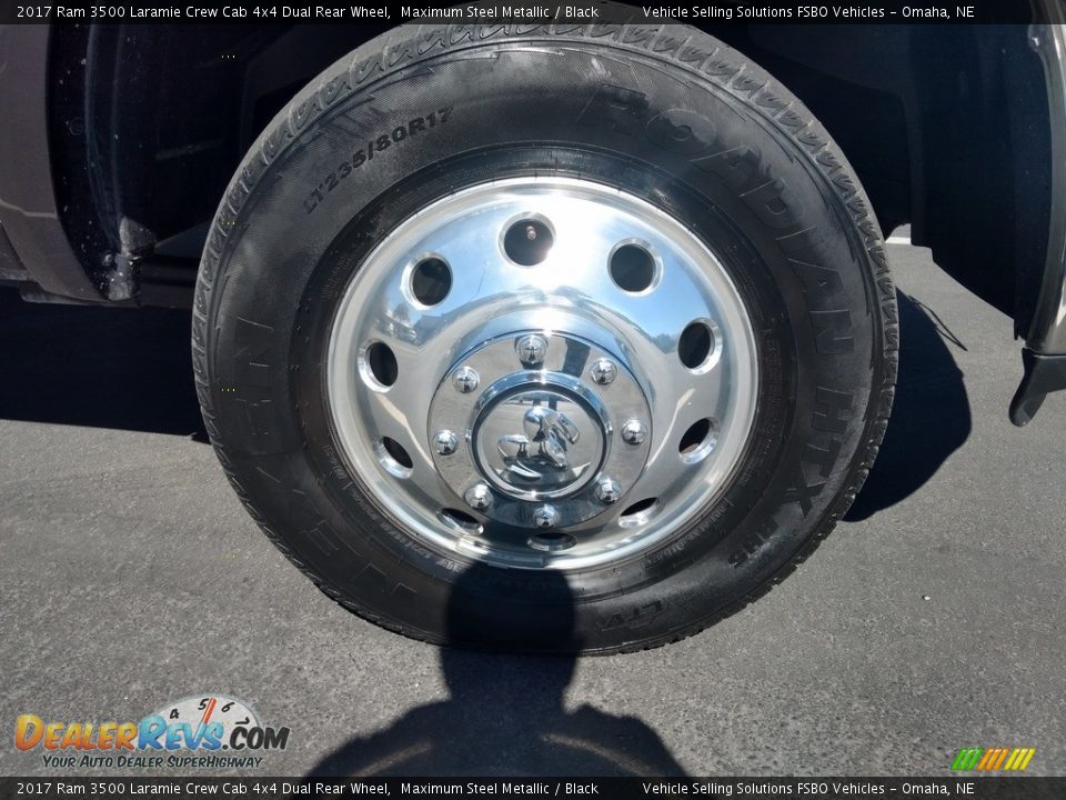 2017 Ram 3500 Laramie Crew Cab 4x4 Dual Rear Wheel Maximum Steel Metallic / Black Photo #15