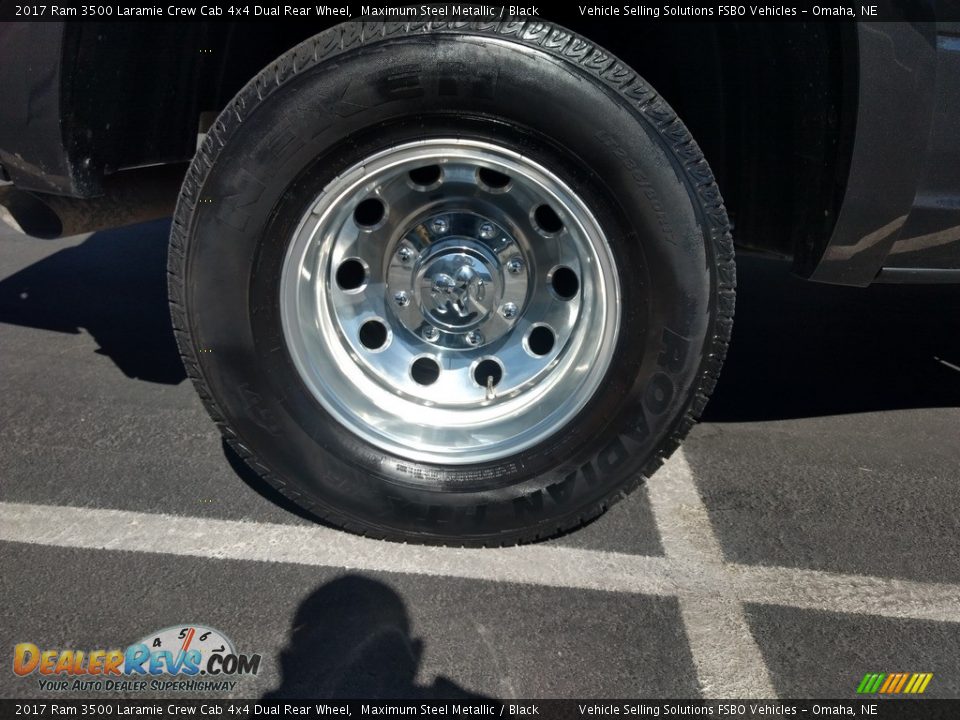 2017 Ram 3500 Laramie Crew Cab 4x4 Dual Rear Wheel Maximum Steel Metallic / Black Photo #16