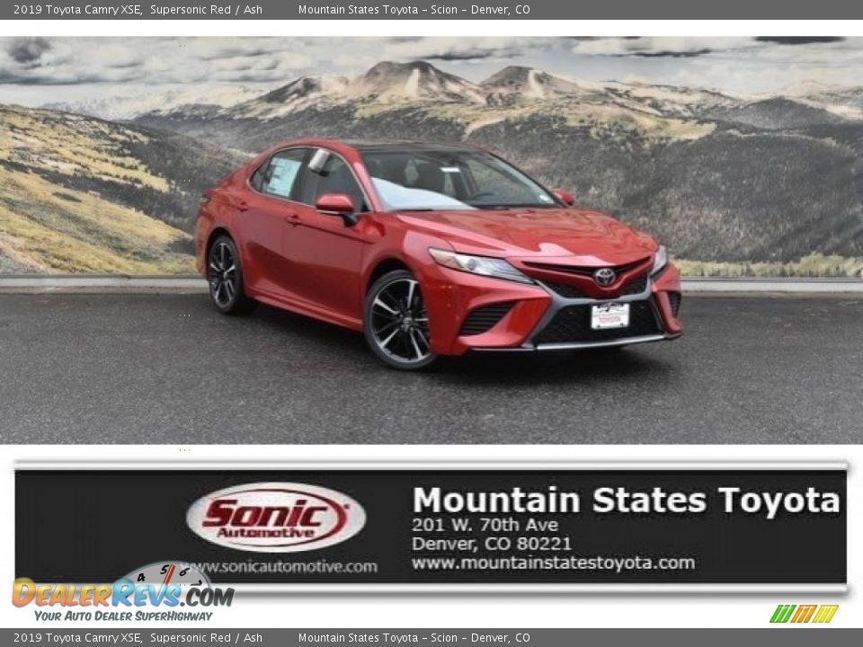 2019 Toyota Camry XSE Supersonic Red / Ash Photo #1