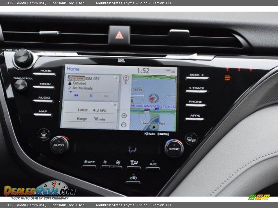 Navigation of 2019 Toyota Camry XSE Photo #10