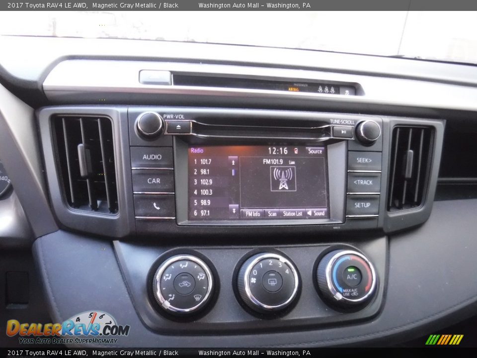 2017 Toyota RAV4 LE AWD Magnetic Gray Metallic / Black Photo #13