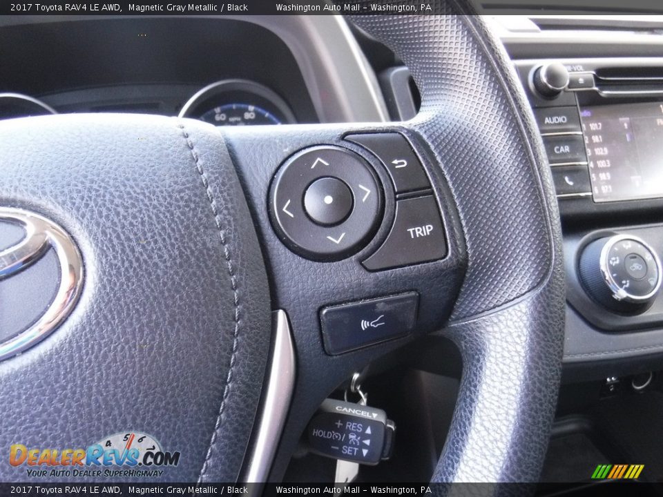 2017 Toyota RAV4 LE AWD Magnetic Gray Metallic / Black Photo #17