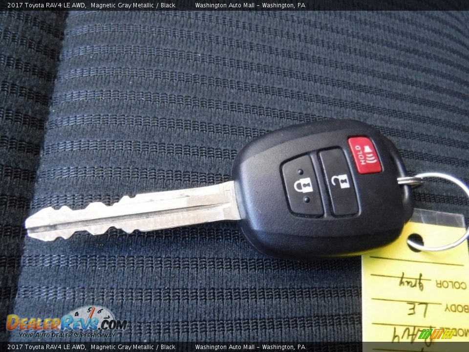 2017 Toyota RAV4 LE AWD Magnetic Gray Metallic / Black Photo #23