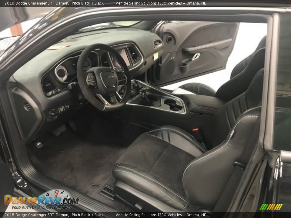 Black Interior - 2018 Dodge Challenger SRT Demon Photo #3