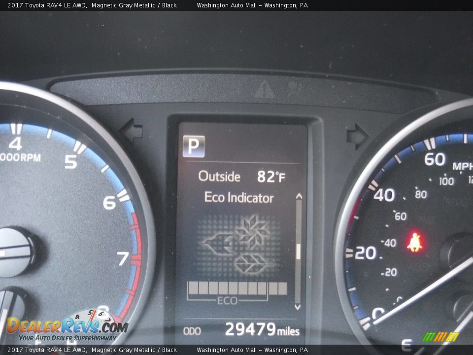 2017 Toyota RAV4 LE AWD Magnetic Gray Metallic / Black Photo #25