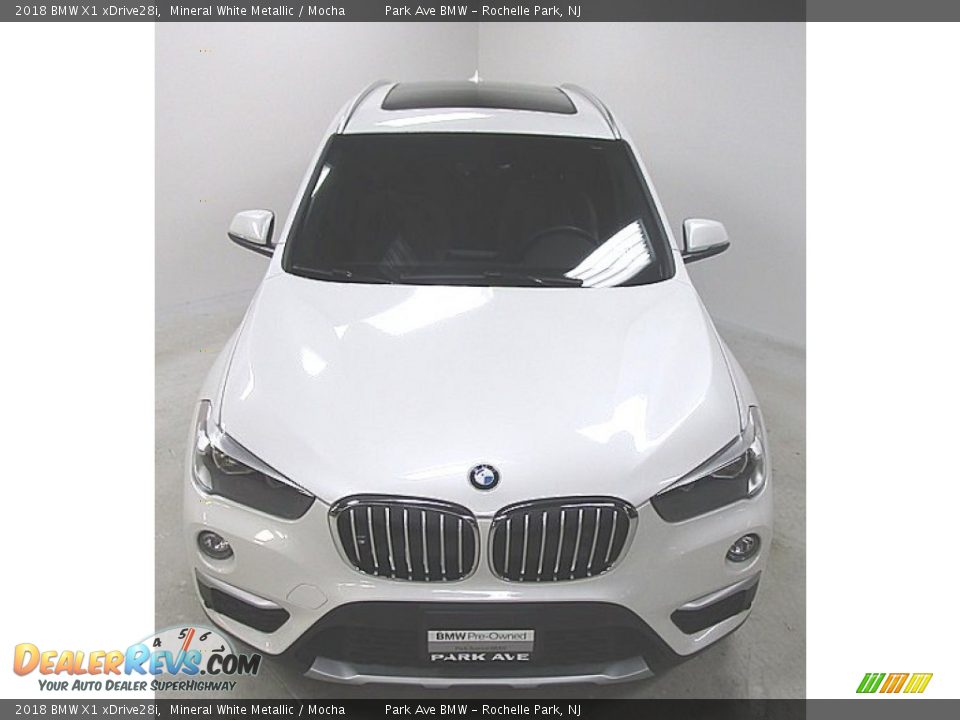 2018 BMW X1 xDrive28i Mineral White Metallic / Mocha Photo #8