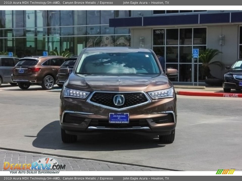 2019 Acura MDX Technology SH-AWD Canyon Bronze Metallic / Espresso Photo #2