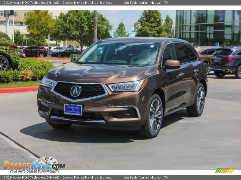 2019 Acura MDX Technology SH-AWD Canyon Bronze Metallic / Espresso Photo #3