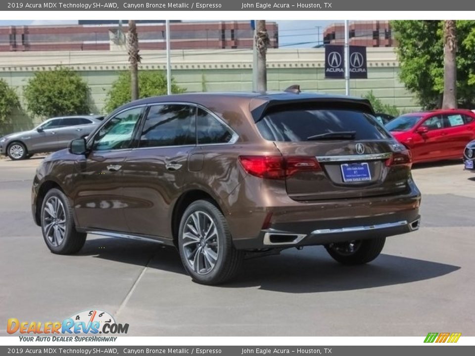 2019 Acura MDX Technology SH-AWD Canyon Bronze Metallic / Espresso Photo #5