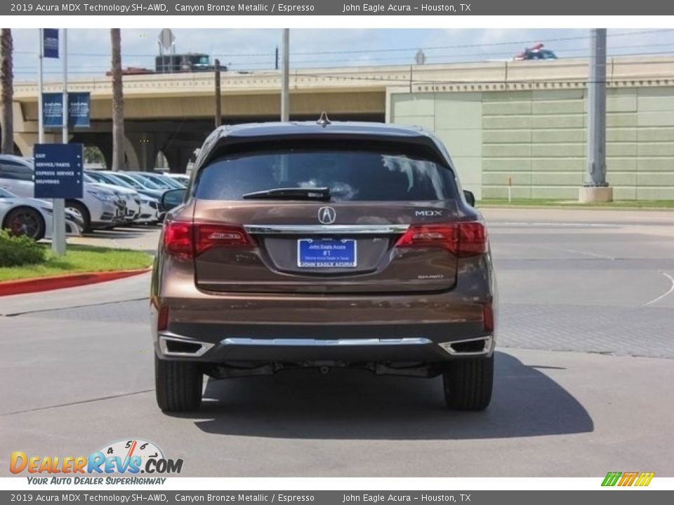 2019 Acura MDX Technology SH-AWD Canyon Bronze Metallic / Espresso Photo #6