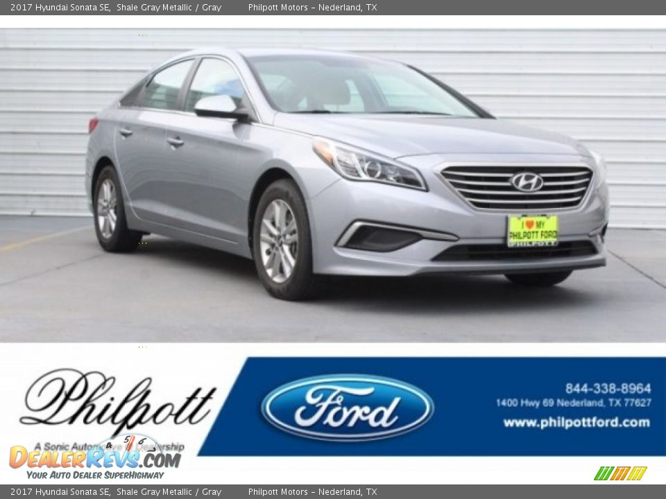 2017 Hyundai Sonata SE Shale Gray Metallic / Gray Photo #1