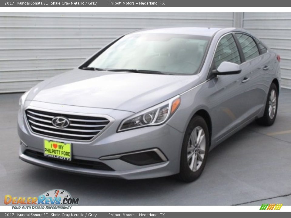 2017 Hyundai Sonata SE Shale Gray Metallic / Gray Photo #3