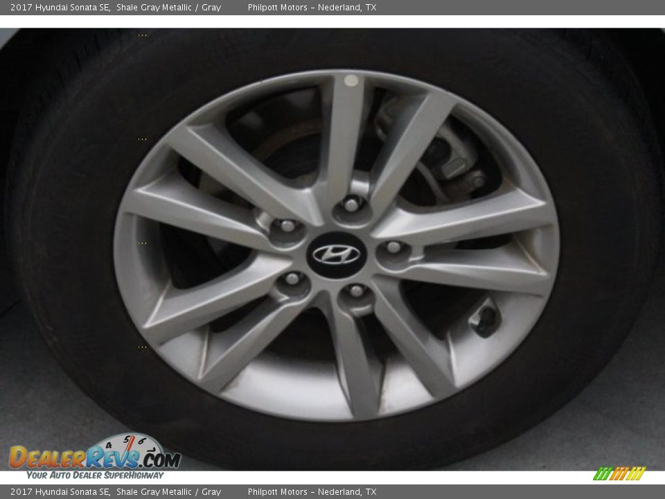 2017 Hyundai Sonata SE Shale Gray Metallic / Gray Photo #6