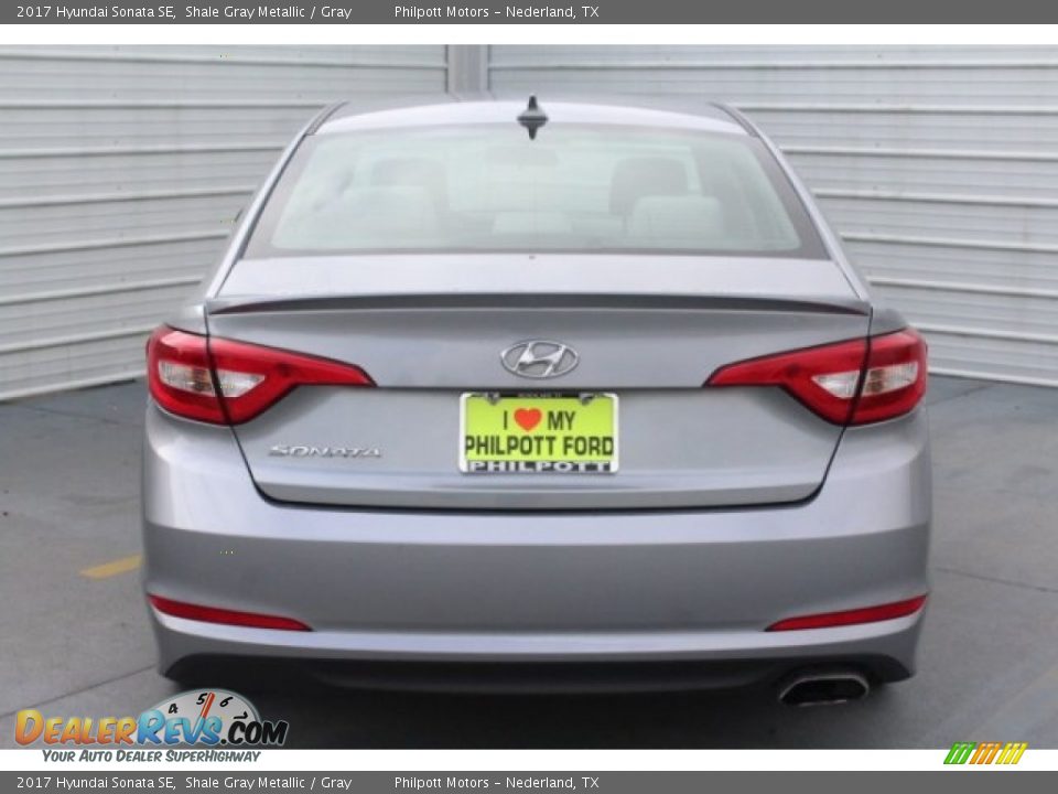 2017 Hyundai Sonata SE Shale Gray Metallic / Gray Photo #9
