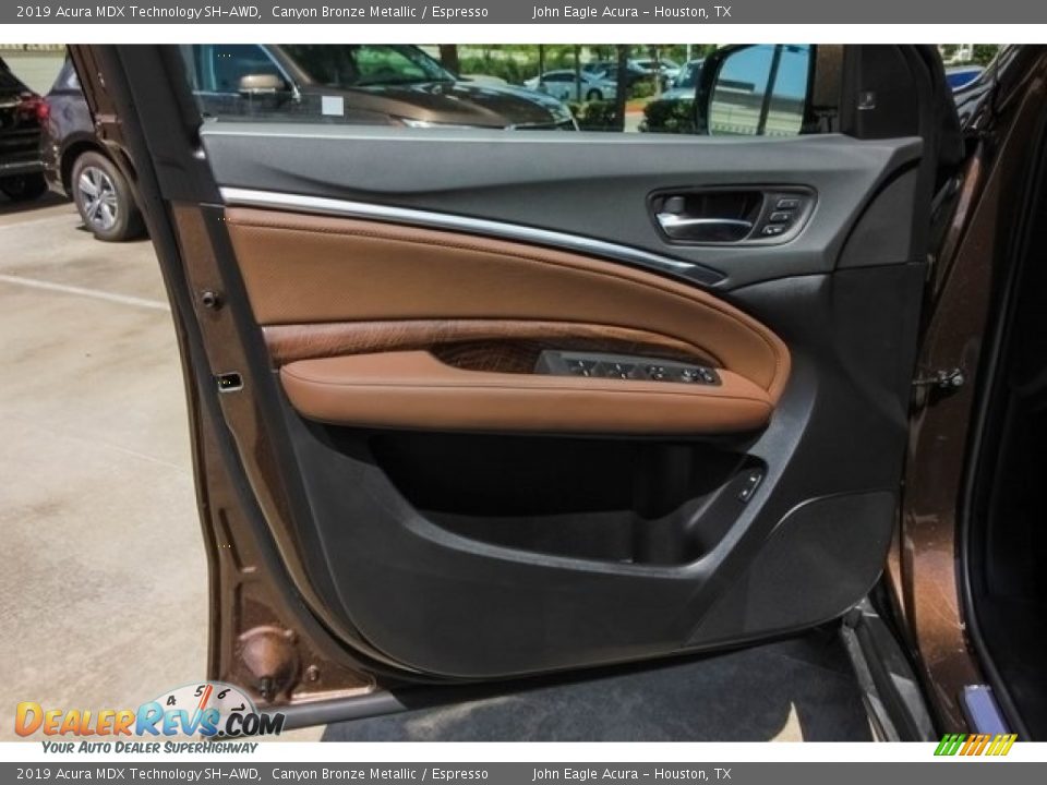 2019 Acura MDX Technology SH-AWD Canyon Bronze Metallic / Espresso Photo #15