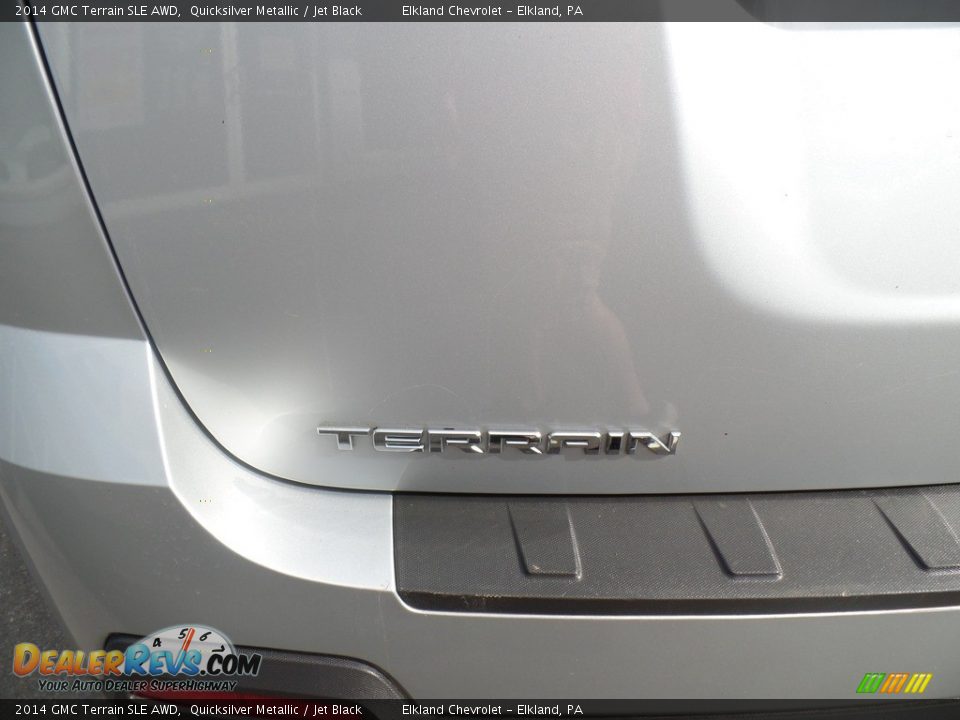 2014 GMC Terrain SLE AWD Quicksilver Metallic / Jet Black Photo #10