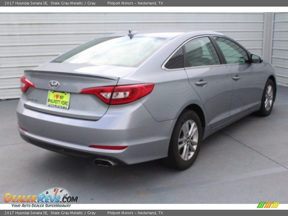 2017 Hyundai Sonata SE Shale Gray Metallic / Gray Photo #10
