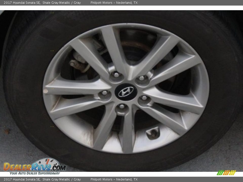 2017 Hyundai Sonata SE Shale Gray Metallic / Gray Photo #12