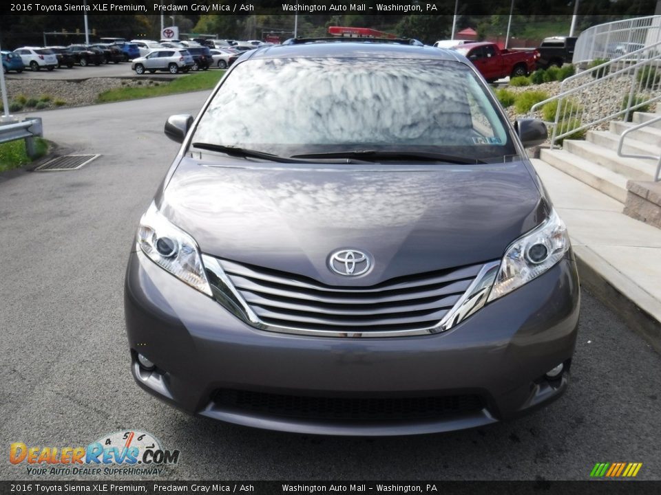 2016 Toyota Sienna XLE Premium Predawn Gray Mica / Ash Photo #5
