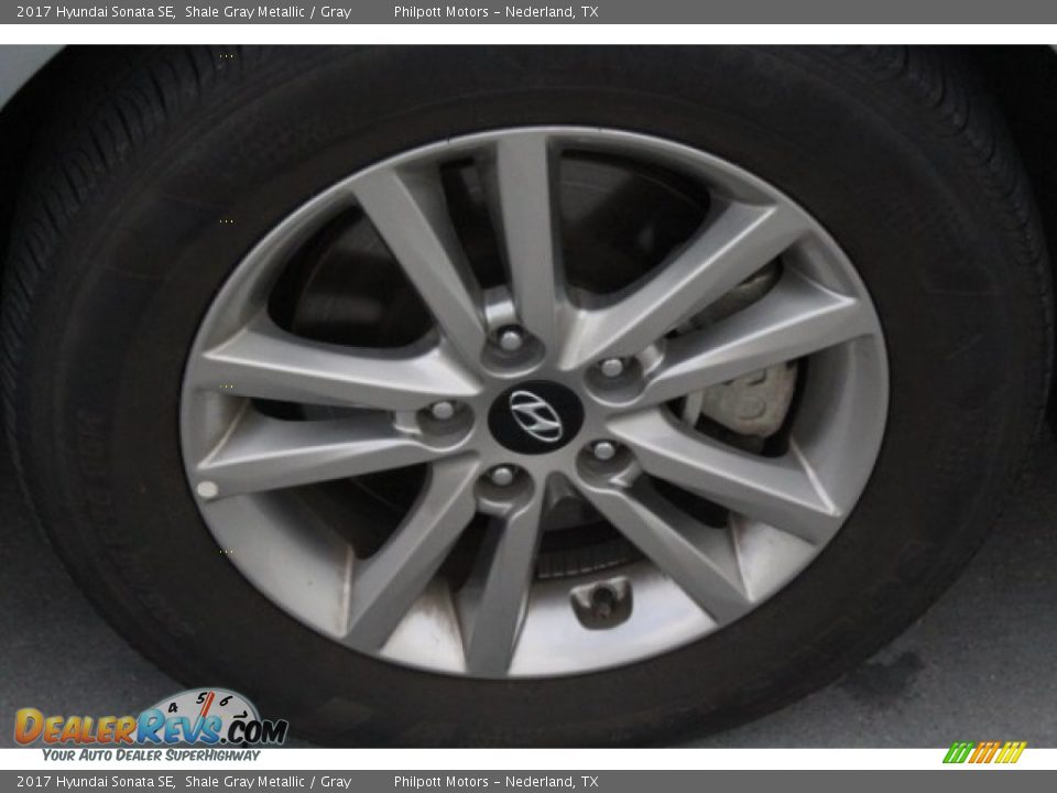 2017 Hyundai Sonata SE Shale Gray Metallic / Gray Photo #13