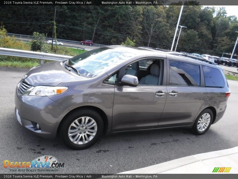 2016 Toyota Sienna XLE Premium Predawn Gray Mica / Ash Photo #7