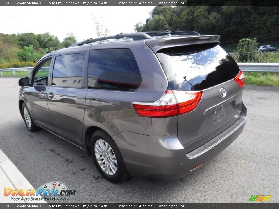 2016 Toyota Sienna XLE Premium Predawn Gray Mica / Ash Photo #8