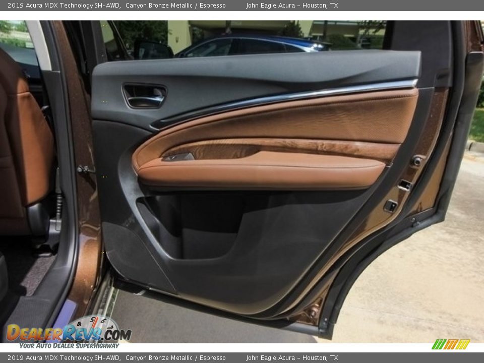 2019 Acura MDX Technology SH-AWD Canyon Bronze Metallic / Espresso Photo #22