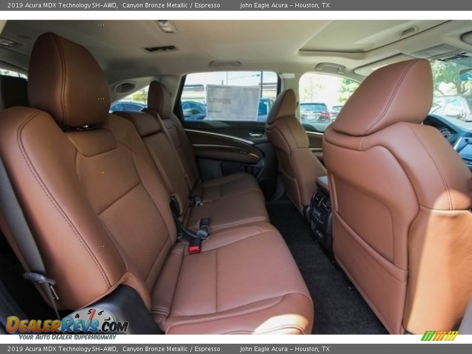 2019 Acura MDX Technology SH-AWD Canyon Bronze Metallic / Espresso Photo #23