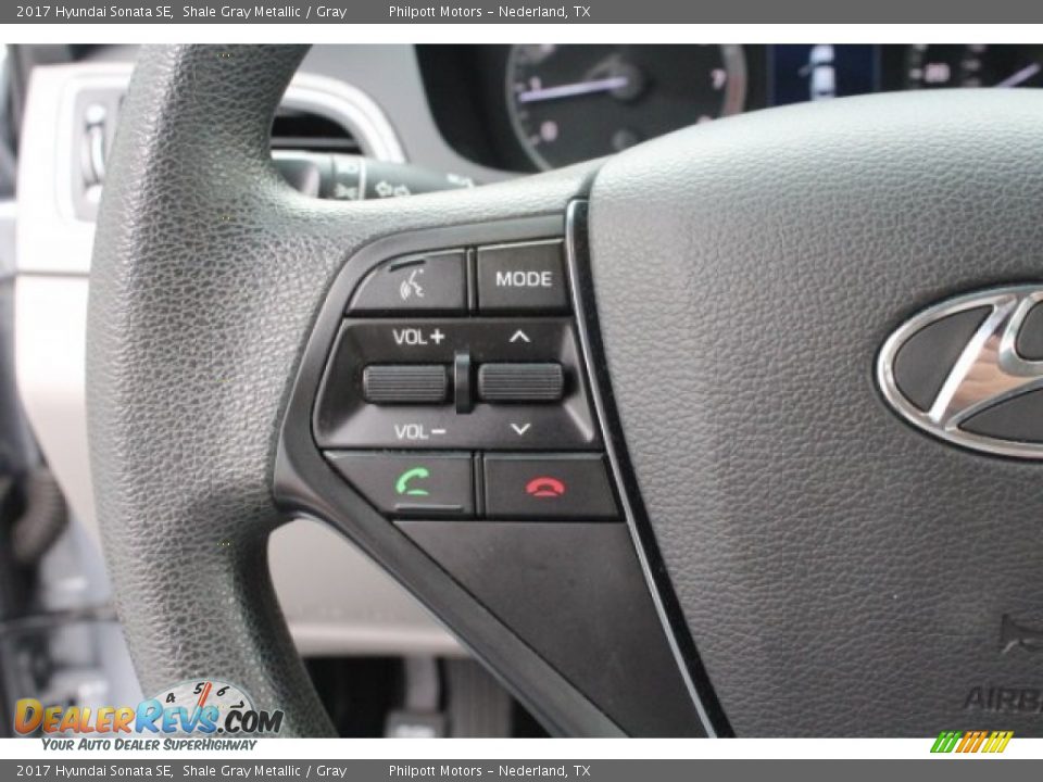 2017 Hyundai Sonata SE Shale Gray Metallic / Gray Photo #19