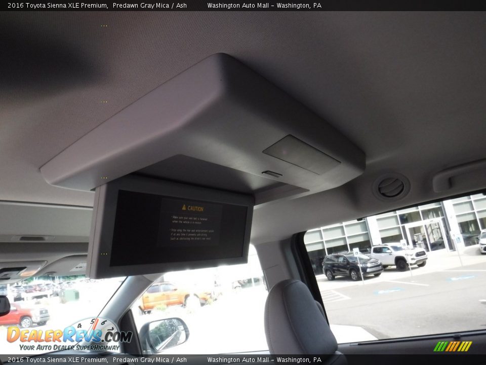 2016 Toyota Sienna XLE Premium Predawn Gray Mica / Ash Photo #12