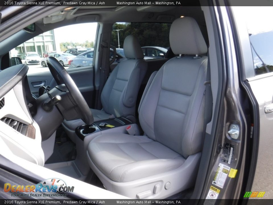 2016 Toyota Sienna XLE Premium Predawn Gray Mica / Ash Photo #14