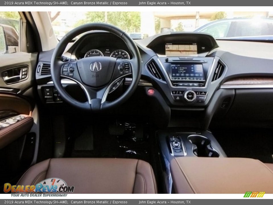 2019 Acura MDX Technology SH-AWD Canyon Bronze Metallic / Espresso Photo #27