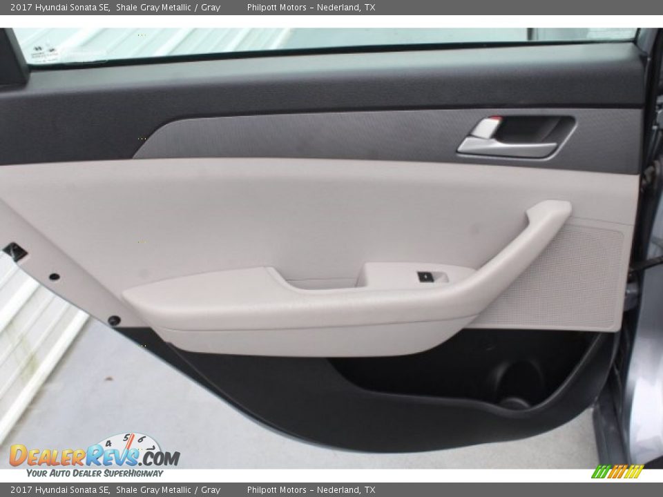 2017 Hyundai Sonata SE Shale Gray Metallic / Gray Photo #24