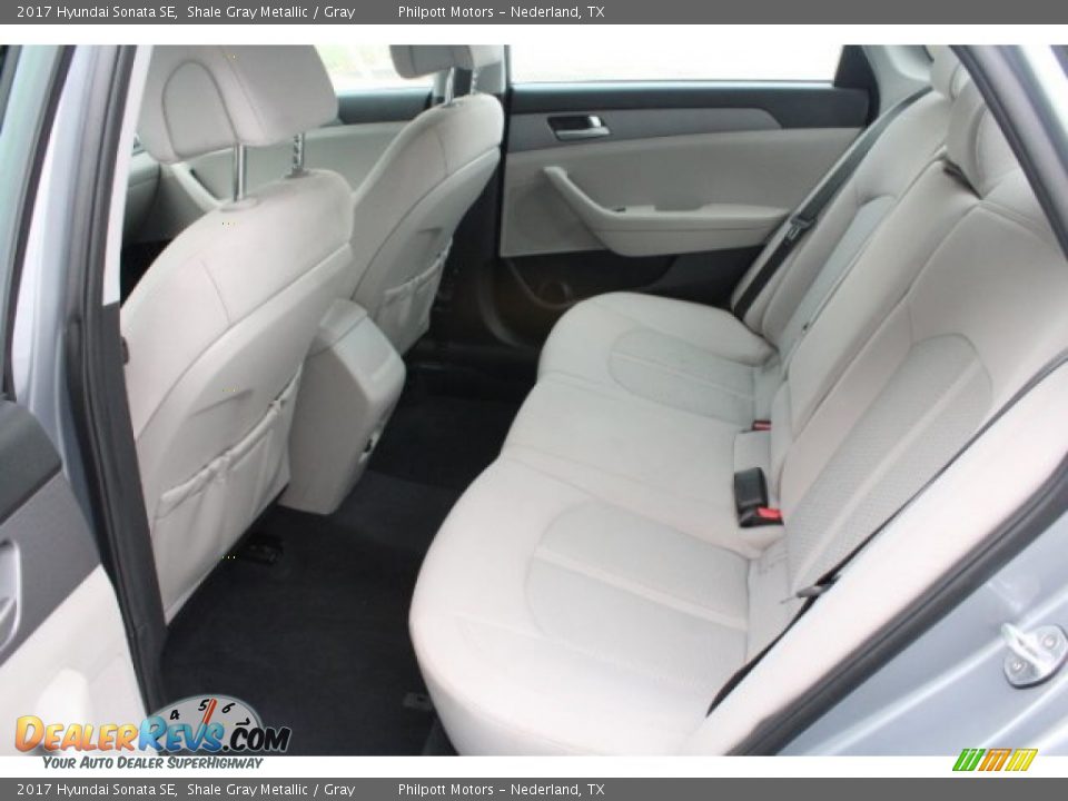 2017 Hyundai Sonata SE Shale Gray Metallic / Gray Photo #25
