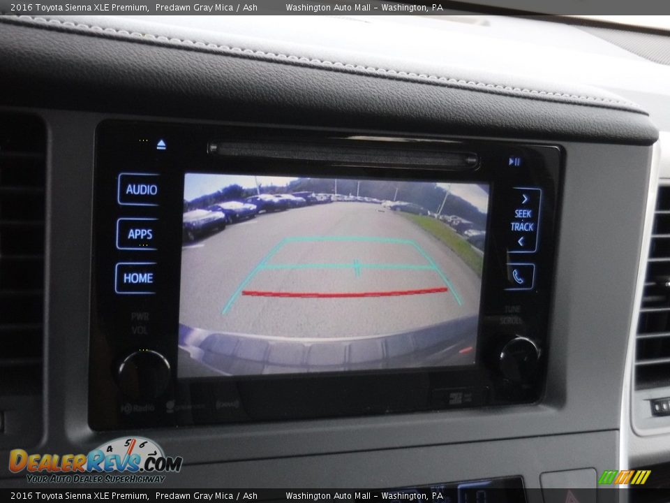 2016 Toyota Sienna XLE Premium Predawn Gray Mica / Ash Photo #20